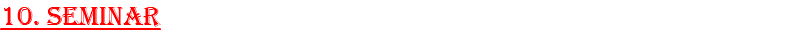 10. Seminar