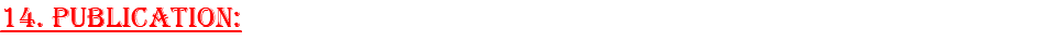 14. Publication: